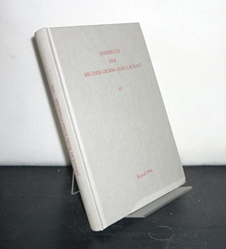 9783929633221: Jahrbuch der Brder-Grimm-Gesellschaft