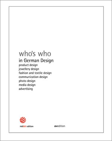 Beispielbild fr Who's Who in German Design zum Verkauf von HPB-Red