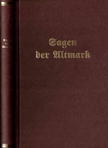 Beispielbild fr Sagen aus der Wiege Preuens und des Deutschen Reiches, der Altmark. zum Verkauf von medimops