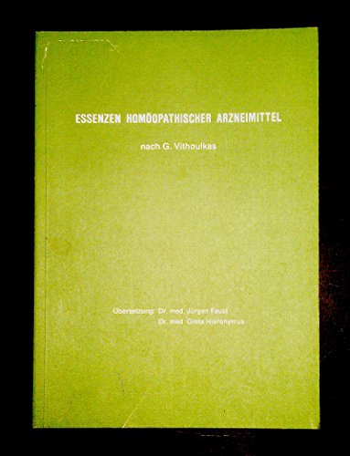 Imagen de archivo de Essenzen Homopathischer Arzneimittel a la venta por medimops