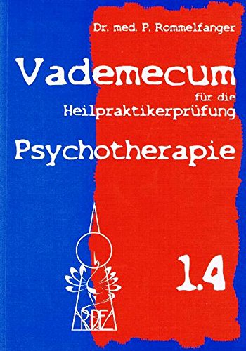 Beispielbild fr Vademecum der Psychotherapie zum Verkauf von medimops