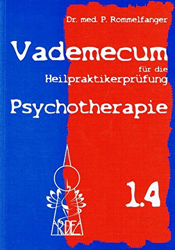 Stock image for Vademecum der Psychotherapie for sale by medimops