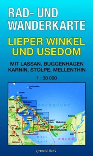 Rad- und Wanderkarten : Lieper Winkel und Usedom