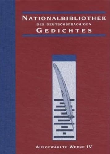 Nationalbibliothek des deutschsprachigen Gedichtes Teil: 4