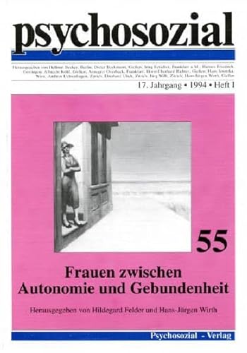 Beispielbild fr psychosozial 55 - Frauen zwischen Autonomie und Gesundheit 17. Jahrgang Heft 1 zum Verkauf von Der Ziegelbrenner - Medienversand