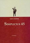 Beispielbild fr Simplicius 45 zum Verkauf von medimops