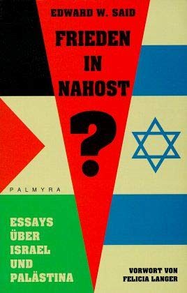 9783930378159: Frieden in Nahost?: Essays ber Israel und Palstina