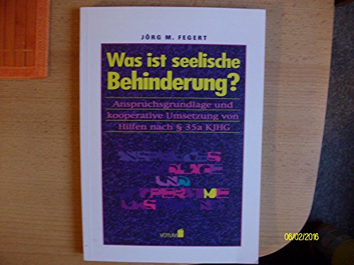 Stock image for Was ist seelische Behinderung? for sale by PRIMOBUCH