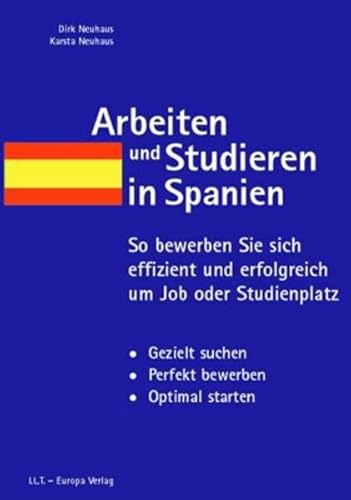 9783930627080: Arbeiten und Studieren in Spanien.