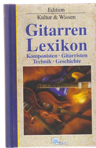 Gitarren Lexikon (Guitar Dictionary) - German language - Wolff, Eduard