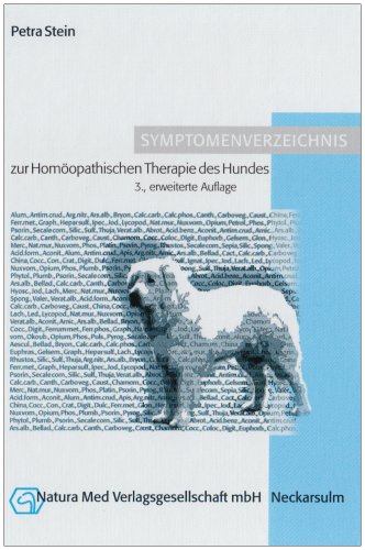 Beispielbild fr Symptomenverzeichnis zur Homopathischen Therapie des Hundes zum Verkauf von medimops