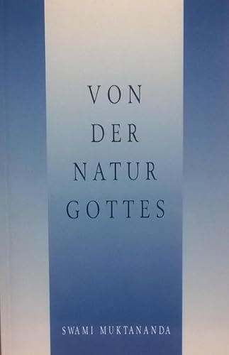 Stock image for Von der Natur Gottes. for sale by Fachbuch-Versandhandel