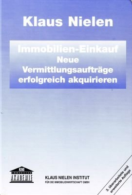 Imagen de archivo de Immobilien-Einkauf. Neue Vermittlungsauftrge erfolgreich akquieren a la venta por medimops