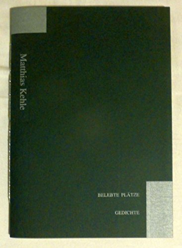 Beispielbild fr Belebte Pltze : Gedichte. Passagen ; 9 zum Verkauf von Antiquariat Roland Mayrhans