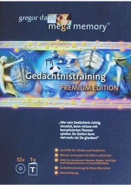 Stock image for Mega Memory Gedchtnistraining Premium Edition - Textband plus 12 CDs for sale by medimops