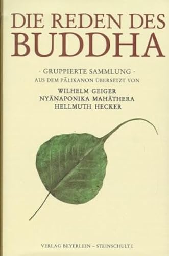 9783931095161: Die Reden des Buddha: Gruppierte Sammlung