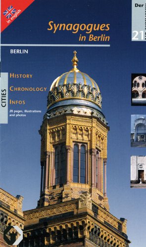 Beispielbild fr Synagogues in Berlin: Engl. zum Verkauf von medimops