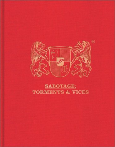 Stock image for Sabotage: Torments & Vices for sale by Midtown Scholar Bookstore