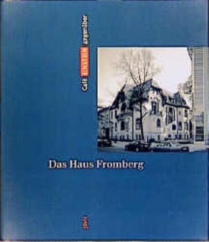 Imagen de archivo de Das Haus Fromberg, Caf Einstein gegenber a la venta por medimops