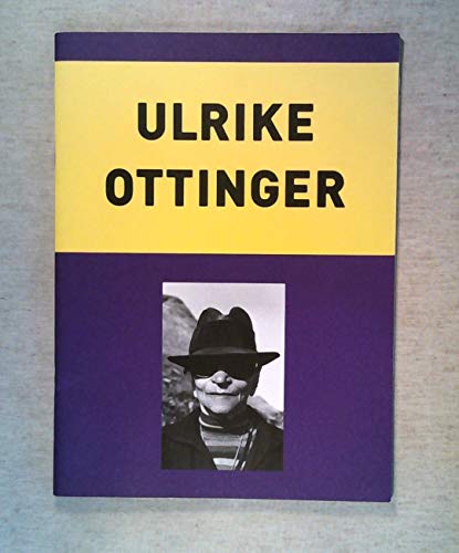 Imagen de archivo de Ulrike Ottinger: Sessions a la venta por Avol's Books LLC