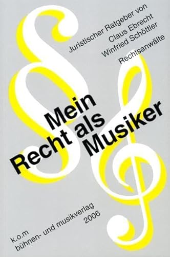 9783931583002: Mein Recht als Musiker