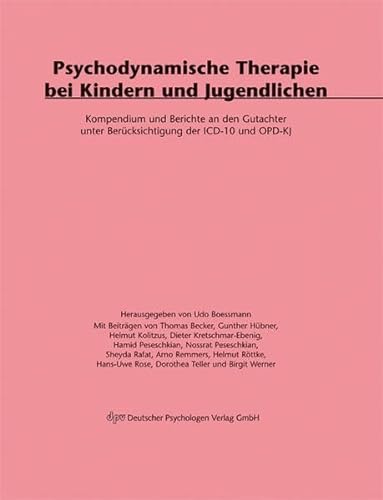 9783931589653: Psychodynamische Therapie bei Kindern und Jugendlichen