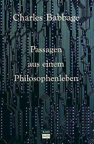 9783931659073: Passagen aus einem Philosophenleben