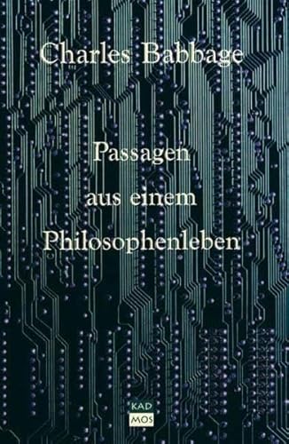 9783931659073: Passagen aus einem Philosophenleben ; XI, 344 2 Abb.