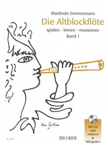 9783931788643: Die Altblockflte 1: Spielen - lernen - musizieren [Lingua tedesca]