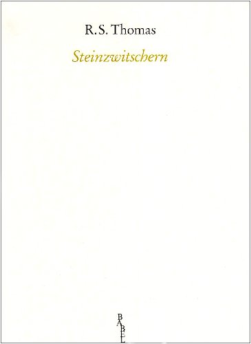 9783931798338: Steinzwitschern: Gedichte aus sechs Jahrzehnten. Engl./Dt. - Thomas, R S