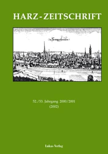 Beispielbild fr Harz-Zeitschrift fr den Harz-Verein fr Geschichte und Altertumskunde: 2000/2001 zum Verkauf von medimops