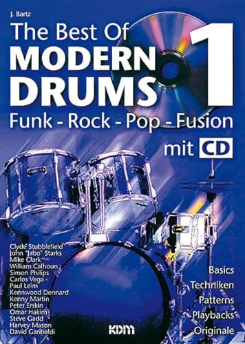 9783932051265: The Best of Modern Drums Incl. CD Bd. 1