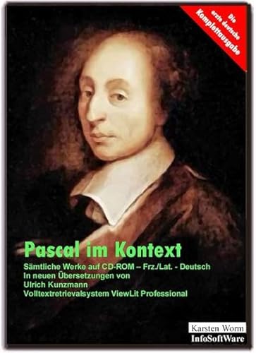 9783932094354: Pascal im Kontext: Franzsisch/lateinisch-deutsche Parallelausgabe auf CD-ROM (Livre en allemand)