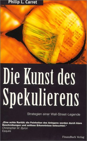 Stock image for Die Kunst des Spekulierens. Strategien einer Wall-Street-Legende for sale by medimops