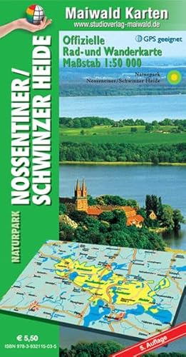 Beispielbild fr Nossentiner/Schwinzer Heide = Naturpark Nossentiner/Schwinzer Heide: Mastab 1:50000 zum Verkauf von medimops