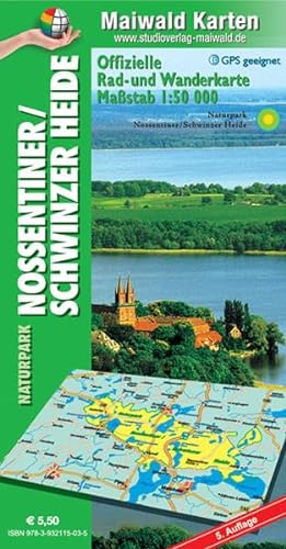 9783932115035: Nossentiner/Schwinzer Heide = Offizielle Rad- u. Wanderkarte = Naturpark Nossentiner/Schwinzer Heide: Mastab 1:50.000 - GPS geeignet - Kartennetz: Gaus-Krger-Projektion auf WGS 84