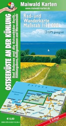 Beispielbild fr Bad Doberan 1:35.000 - Ostsee an der Khlung - Bad Doberan und die Ostseebder Rerik, Khlungsborn, Heiligendamm und Warnemnde - mit GPS: . Kartennetz: Gaus-Krger-Projektion auf WGS 84 zum Verkauf von medimops