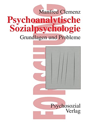 Imagen de archivo de Psychoanalytische Sozialpsychologie a la venta por medimops