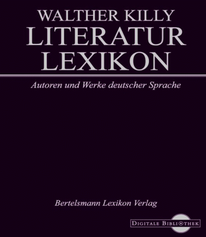 Beispielbild fr Walther Killy - Literaturlexikon (Digitale Bibliothek; Bd 9) zum Verkauf von medimops