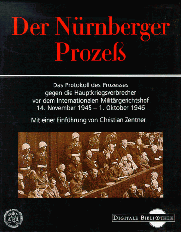 9783932544255: Der Nrnberger Proze. (Digitale Bibliothek; Bd. 20)
