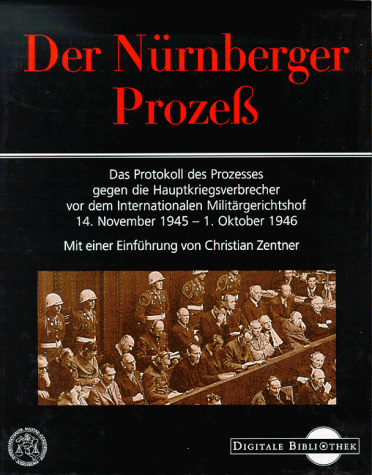 Stock image for Der Nrnberger Proze. (Digitale Bibliothek; Bd. 20) for sale by medimops