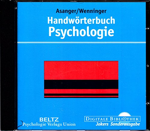 9783932544293: Handwörterbuch Psychologie (Digitale Bibliothek; Bd 23)