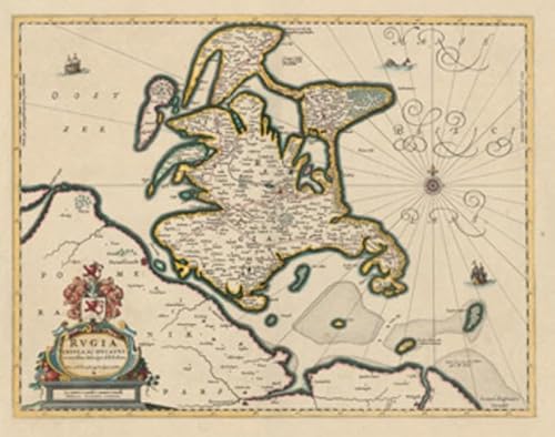 Beispielbild fr Historische Landkarte: Insel Rgen - 1647 zum Verkauf von Blackwell's