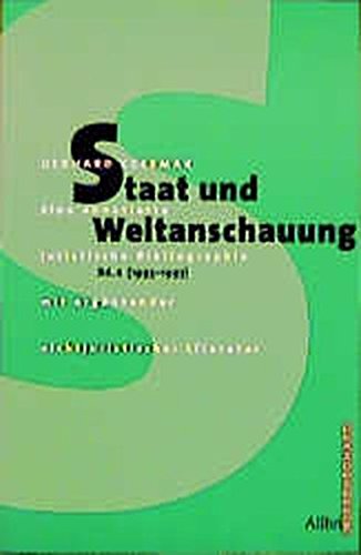 Staat und Weltanschauung : Band 2 : (1993 - 1997) : eine annotierte juristische Bibliographie mit ergänzender nichtjuristischer Literatur - Czermak, Gerhard