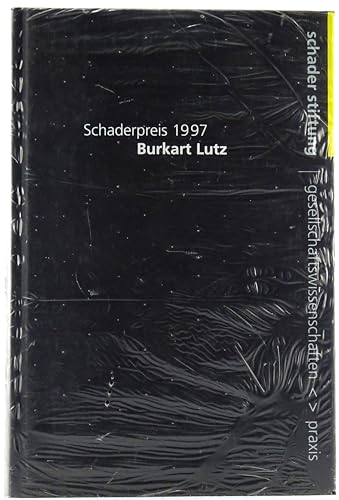 Beispielbild fr Schaderpreis . 1997., Burkart Lutz zum Verkauf von NEPO UG