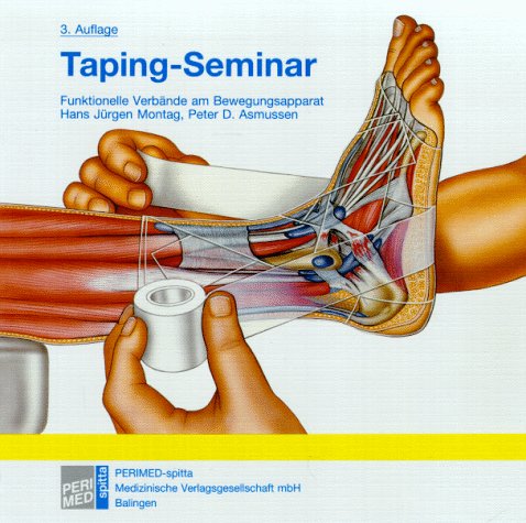 Beispielbild fr Taping-Seminar Funktionelle Verbnde am Bewegungsapparat Medizin Pharmazie Klinik und Praxis Humanmedizin Pharmazie Physiotherapie Ergotherapie Chirurgie Traumatologie Bewegungsapparat AllgemeinMedizin Klinische Fcher Tapetechnik Tapeverbnde Taping Verbnde Verband Med. Verletzungen Hans J. Montag Peter D. Asmussen Taping- Seminar Taping - Seminar Tapetechnik Tapeverbnde Taping Verbnde Verband Med. Verletzungen Medizin Pharmazie Klinik und Praxis Humanmedizin Pharmazie Physiotherapie Ergotherapie Chirurgie Traumatologie Bewegungsapparat AllgemeinMedizin Klinische Fcher Der Nachfolger des bekannten und gefragten Buches Taping-Seminar erscheint nun als vllig neu konzipiertes Nachschlagewerk, Lehrbuch und Praxisbuch in einem. Eine klare Gliederung, viele farbige Abbildungen und detaillierte Anleitungen zur Anlegetechnik von Tapeverbnden in einem handlichen Format mit spezieller Spiralbindung machen dieses Buch unverzichtbar fr Sportmediziner, Sportler und Pyhsiotherapeuten. Die Ve zum Verkauf von BUCHSERVICE / ANTIQUARIAT Lars Lutzer