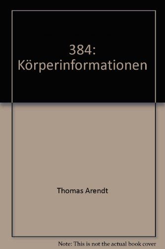 Stock image for 384: Krperinformationen. for sale by nika-books, art & crafts GbR