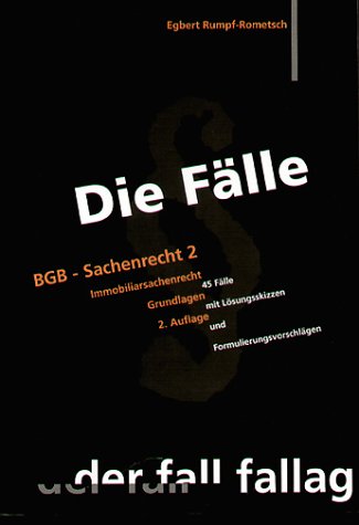 Stock image for Die Flle : BGB Sachrecht 2 for sale by medimops