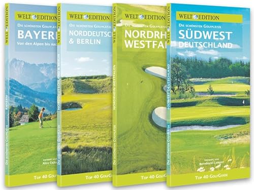 9783933092359: GolfGuide Bibliothek Teil 1 - Deutschland: Die schnsten Golfpltze in Deutschland in 4 Bnden. Norddeutschland & Berlin, Nordrhein-Westfalen, Sdwestdeutschland, Bayern