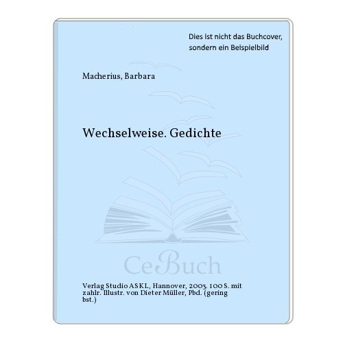 9783933118103: Wechselweise. Gedichte